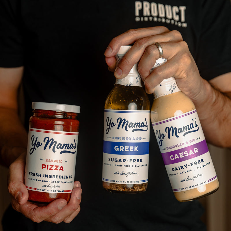 Classic Pizza Sauce, Dairy-Free Caesar & Sugar-Free Greek Dressing