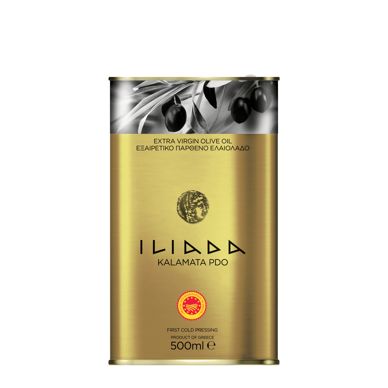 buy ILIADA Kalamata PDO Greek Extra Virgin Olive Oil Tin_500ml- in australia