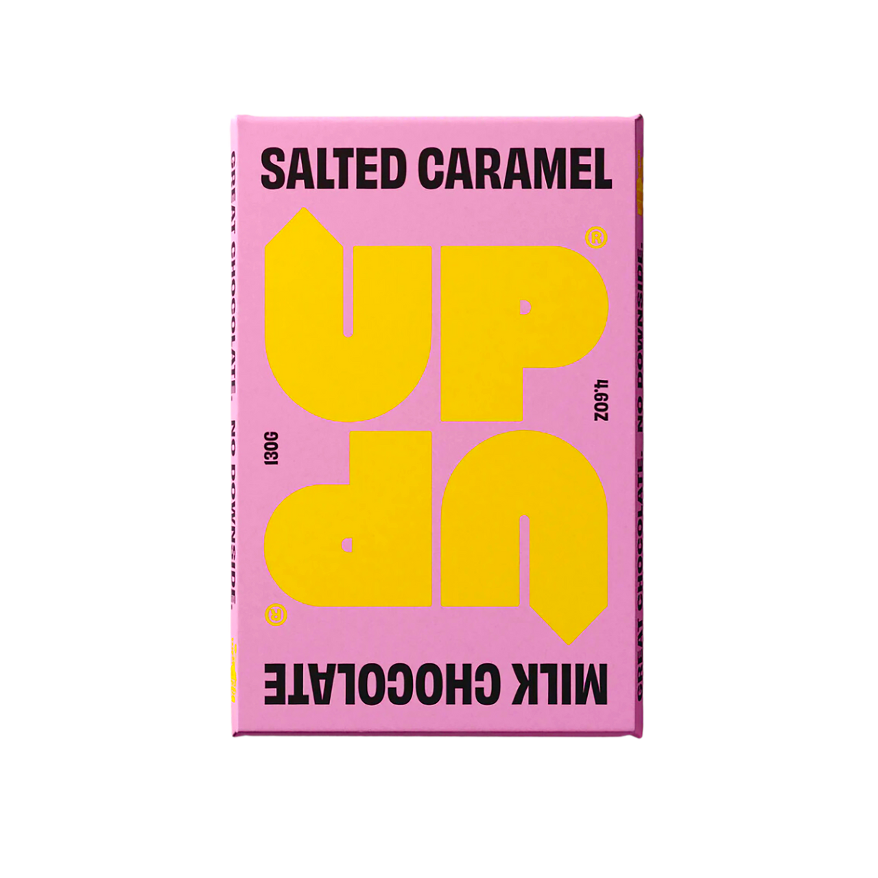 UP UP CHOCOLATE SALTED CARAMEL MILK CHOCOLATE, AUSTRALIA