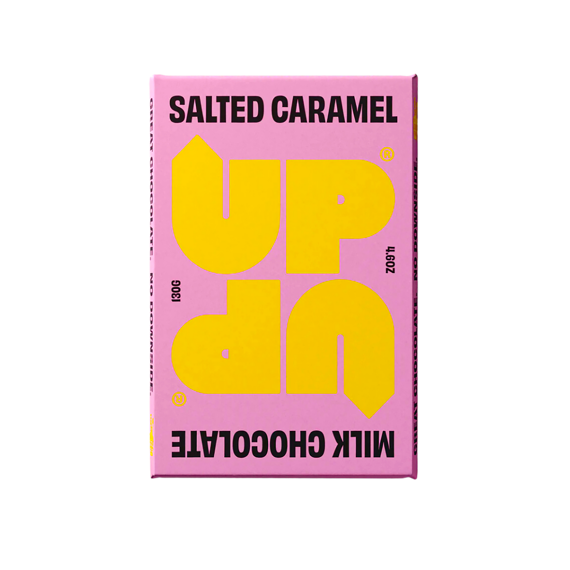 UP UP CHOCOLATE SALTED CARAMEL MILK CHOCOLATE, AUSTRALIA