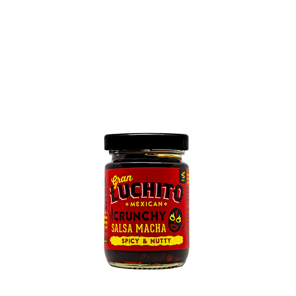 Gran Luchito Mexican Crunchy Salsa Macha, spicy and nutty, australia