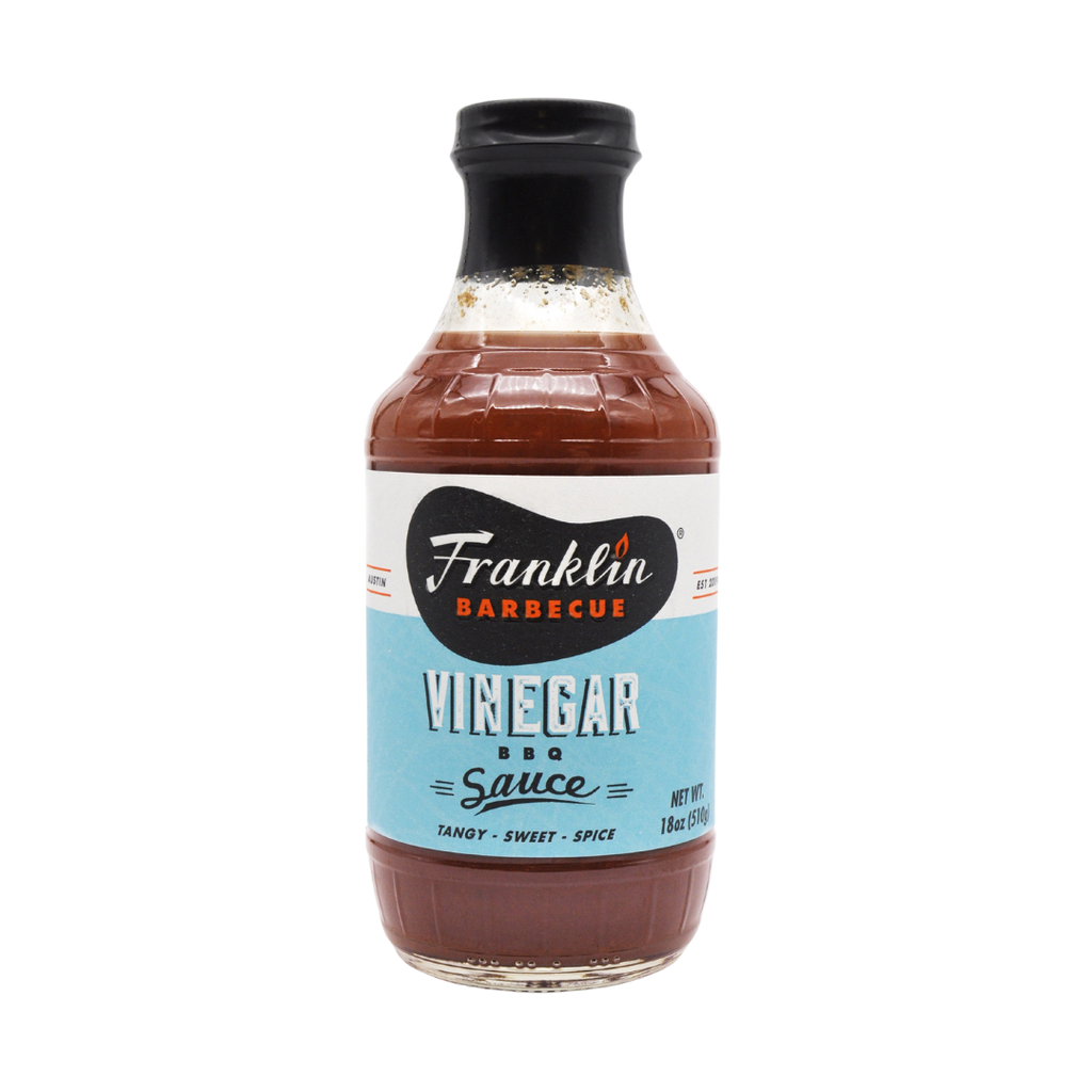 Franklin BBQ vinegar BBQ sauce, tangy sweet and spicy