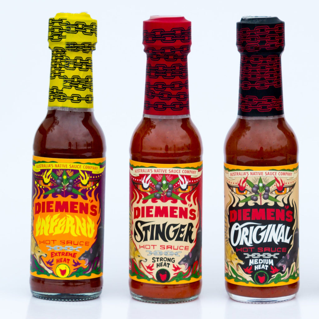 Buy Diemen's Hot Sauce, Aussie Native Hot Sauce