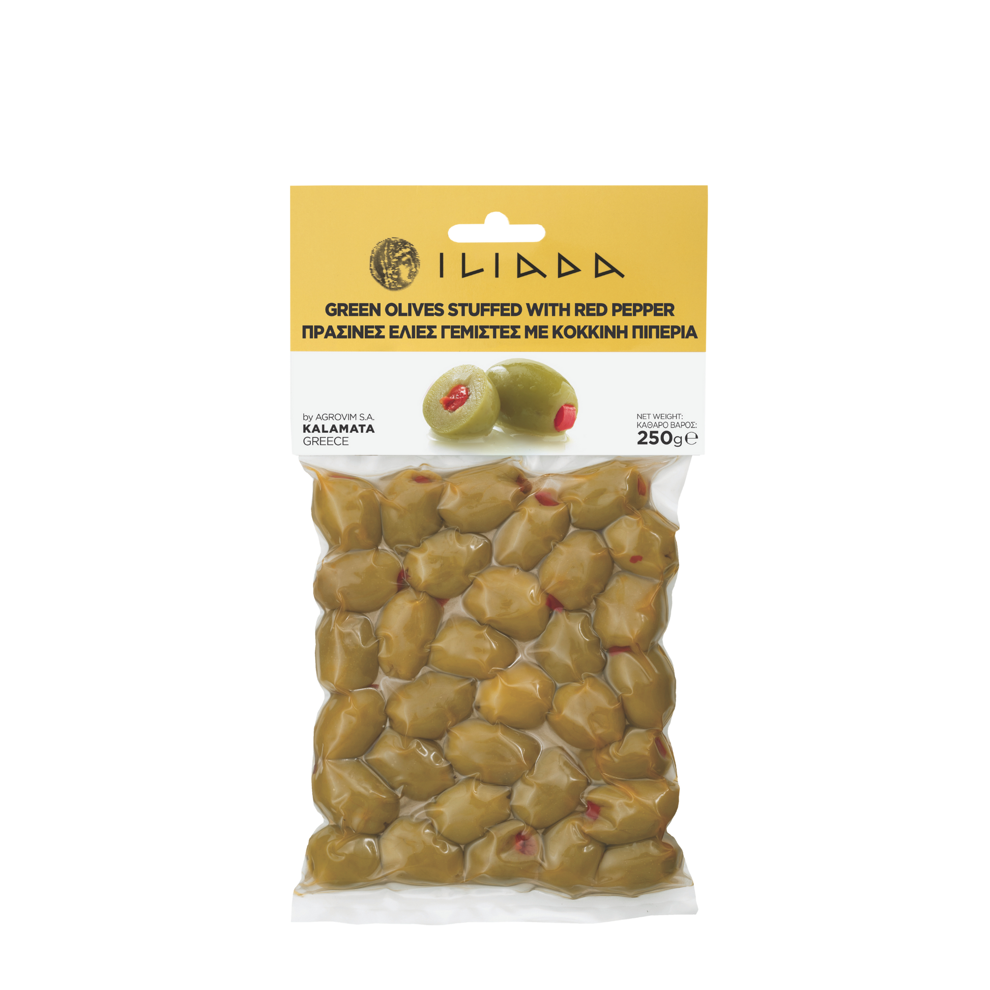 Shop ILIADA greek green olives stuffed with red peppers in Australia