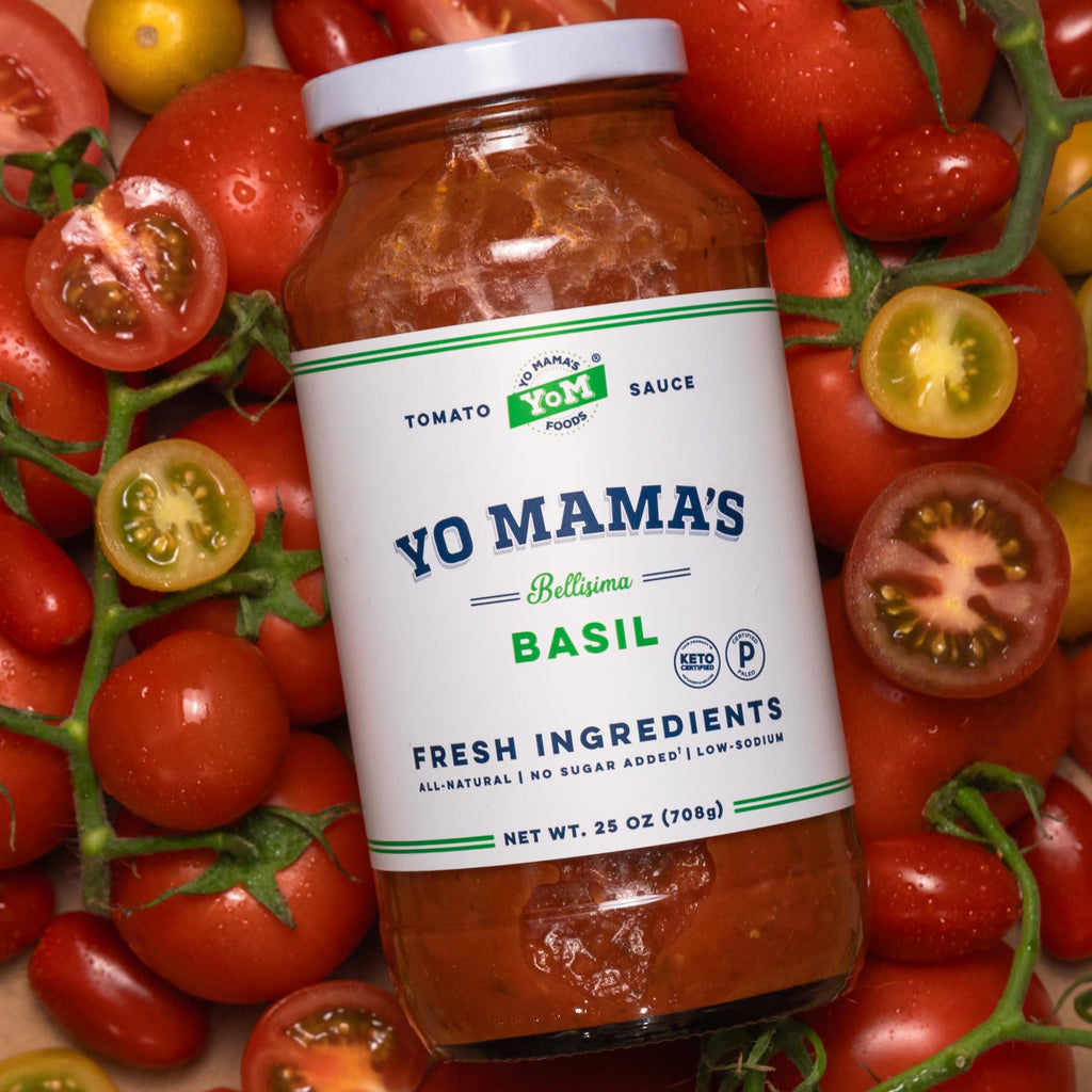 Shop Yo Mama's Tomato Basil gluten free pasta sauce australia