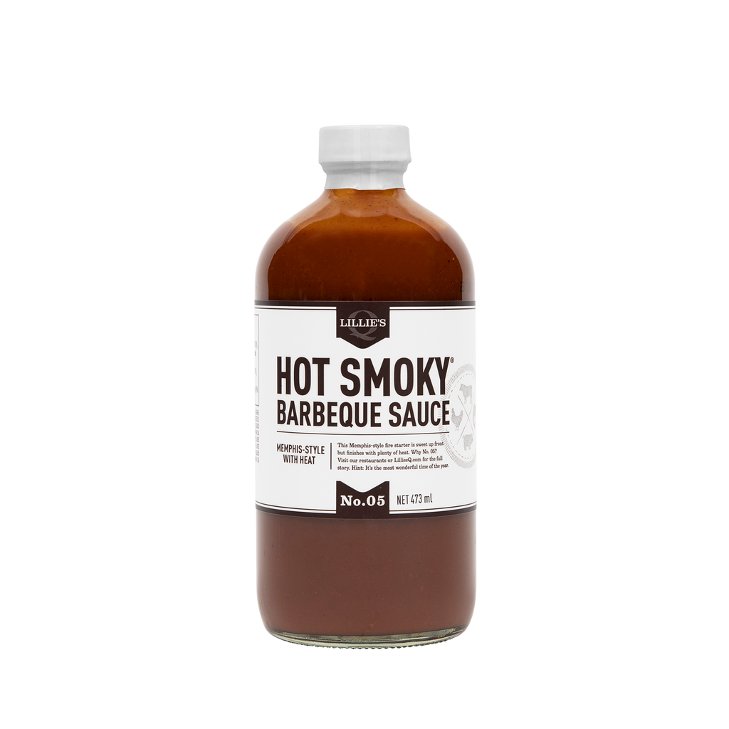 Buy Lillie's Q Hot Smoky Barbecue Sauce in Australia, a Memphiis-style BBQ sauce with heat