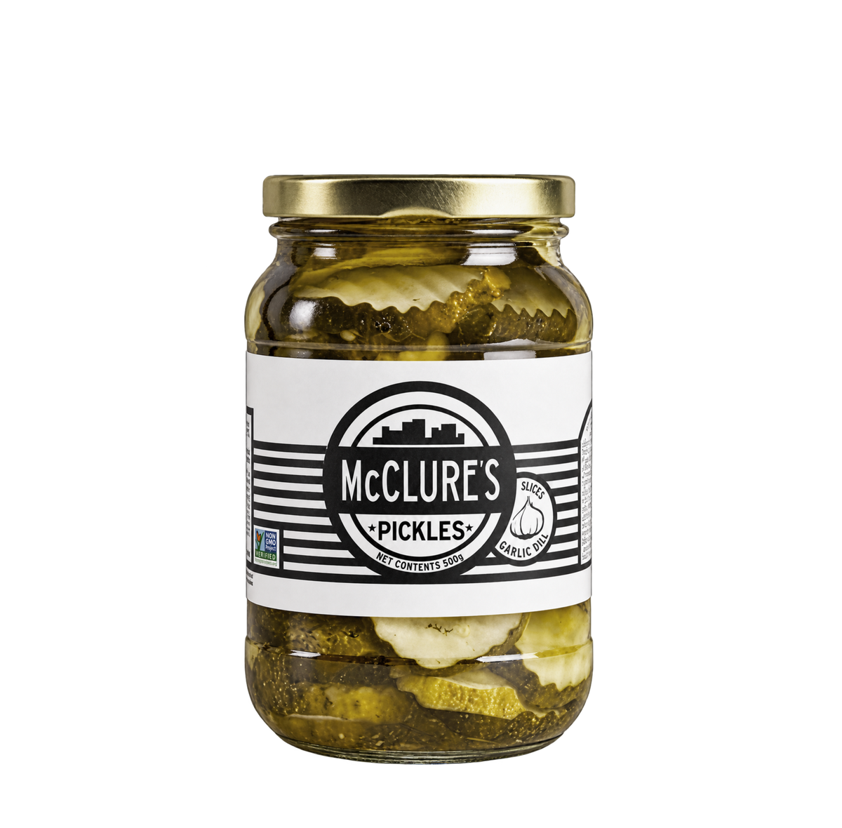 McClure's Garlic & Dill Crinkle Cut Pickles 500g