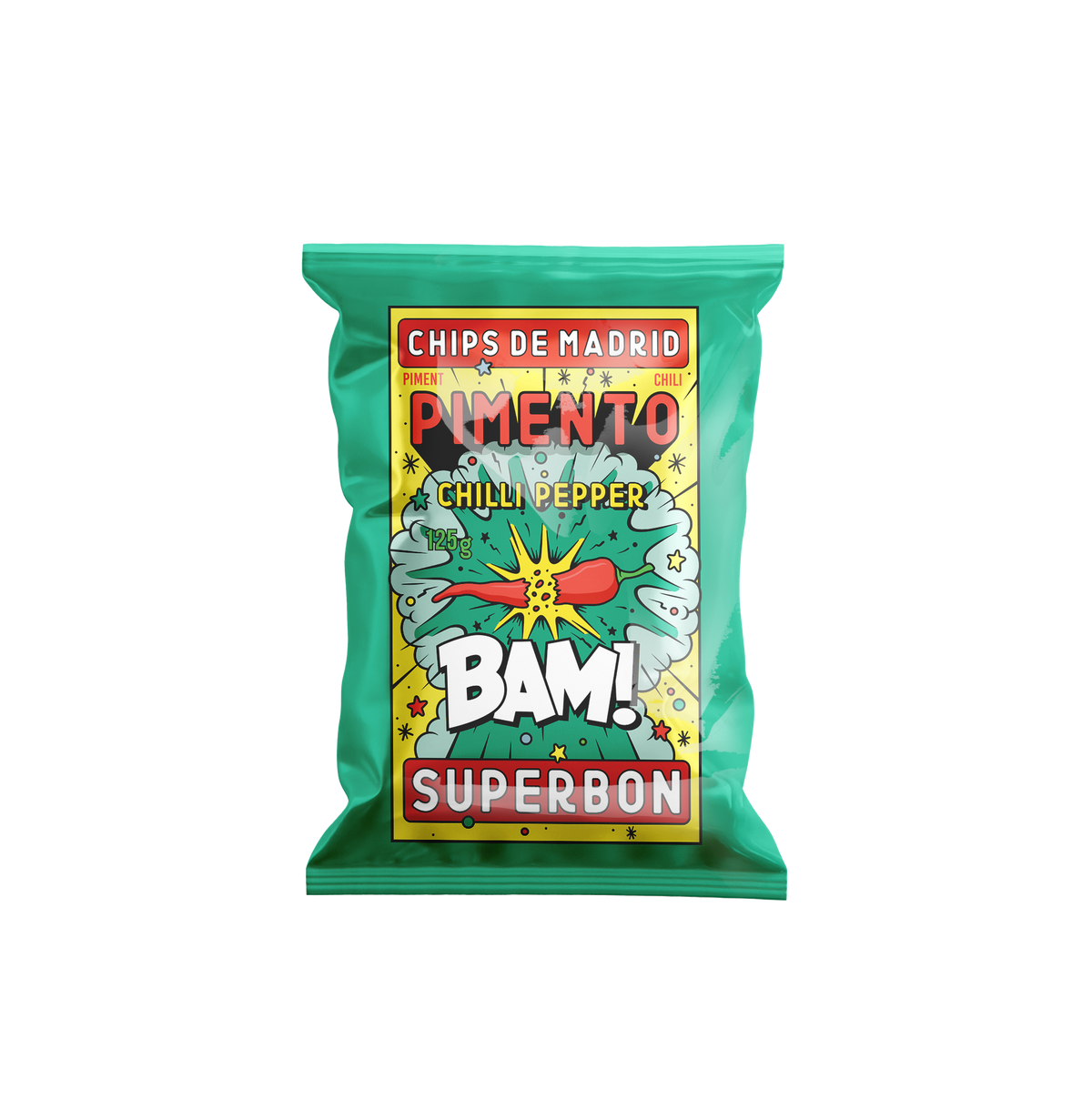 Superbon Crisps Pimento 125g