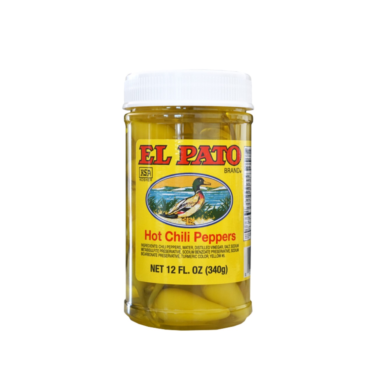 El Pato Yellow Chilli Peppers 340g