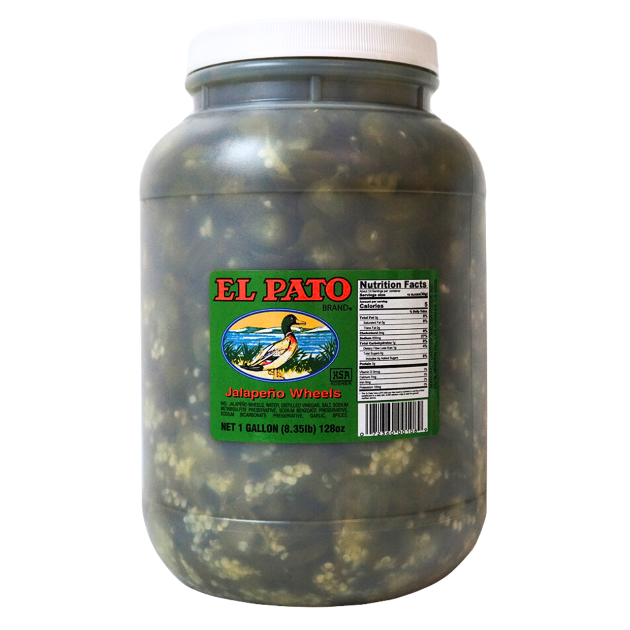 El Pato Sliced Jalapeno Wheels 3.8L