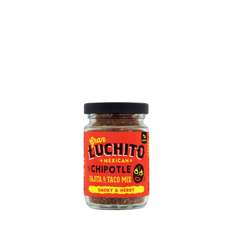 Gran Luchito smoky chipotle taco seasoning.