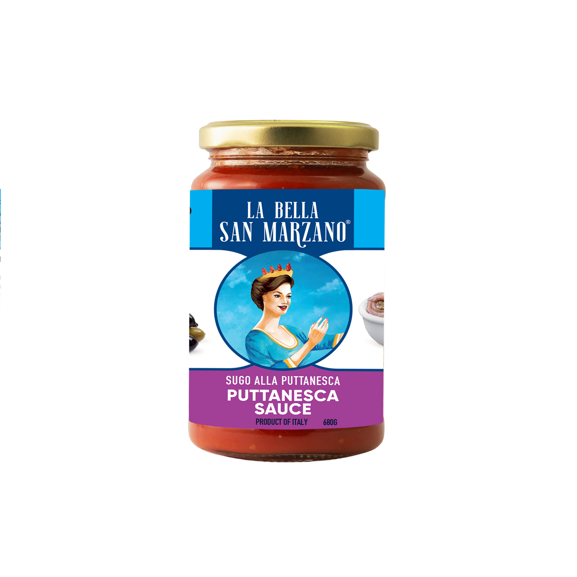 Shop La Bella San Marzano Puttanesca Pasta Sauce in Australia