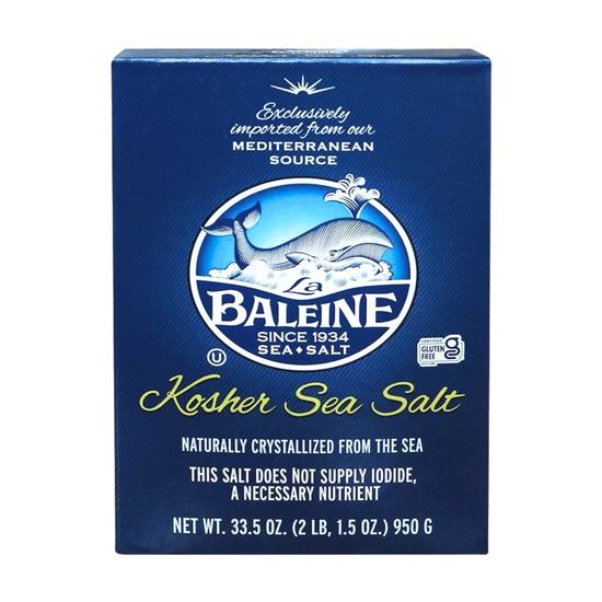 La Baleine Kosher Sea Salt 750g | Naturally Crystallised Mediterranean ...