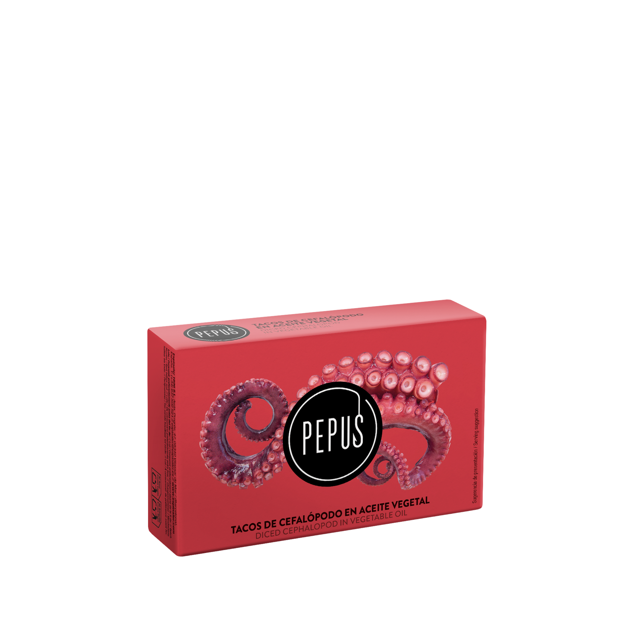 Pepus Cephalopod Chunks In Oil 115g | Spanish Tinned Squid - Product ...