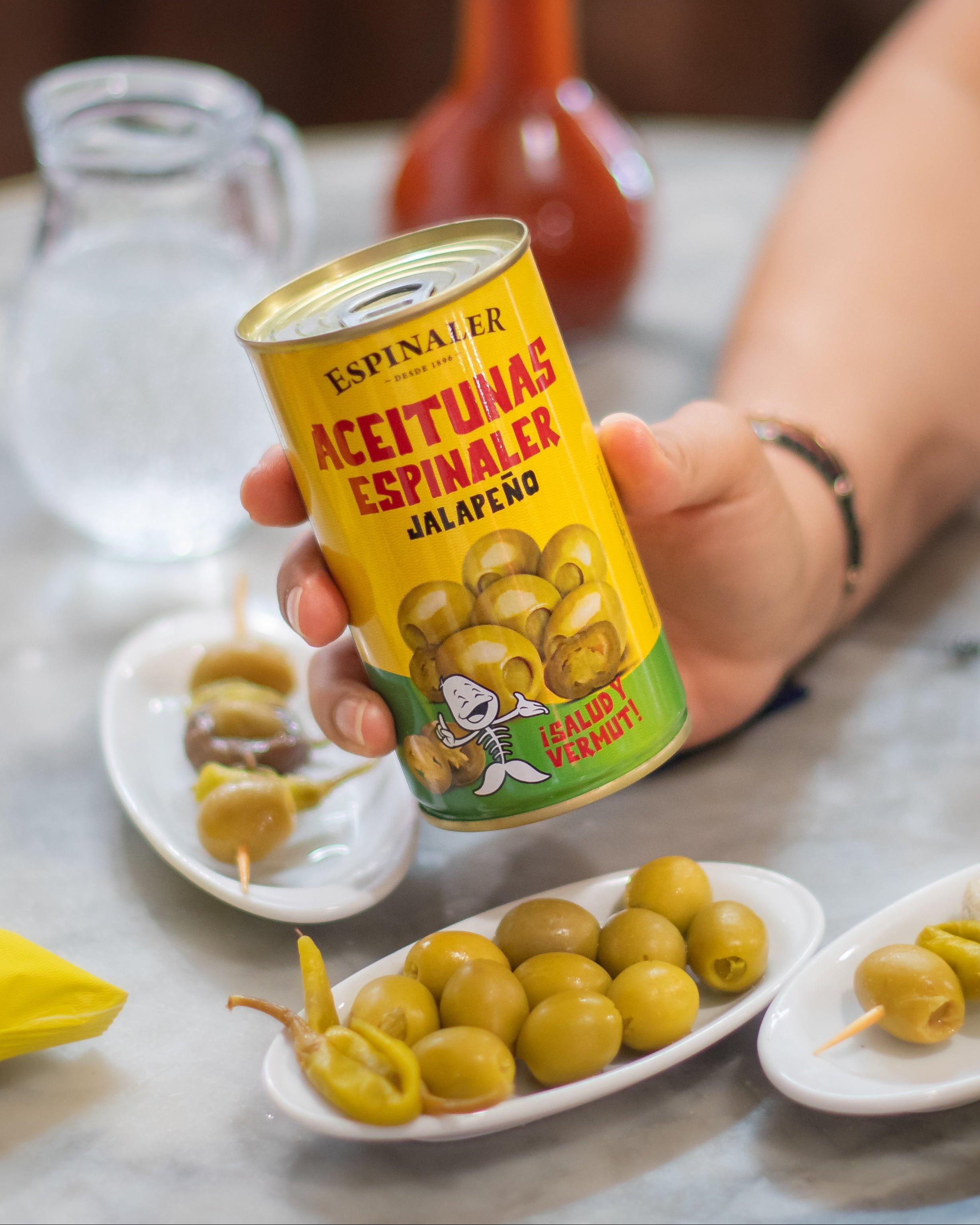 ESPINALER SPANISH OLIVES STUFFED WITH JALAPEñO