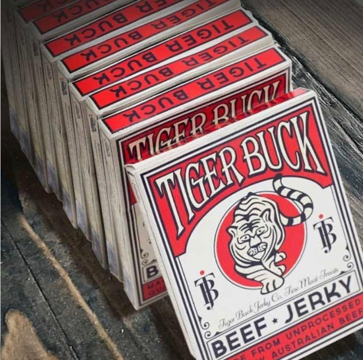 tiger buck beef jerky australian made