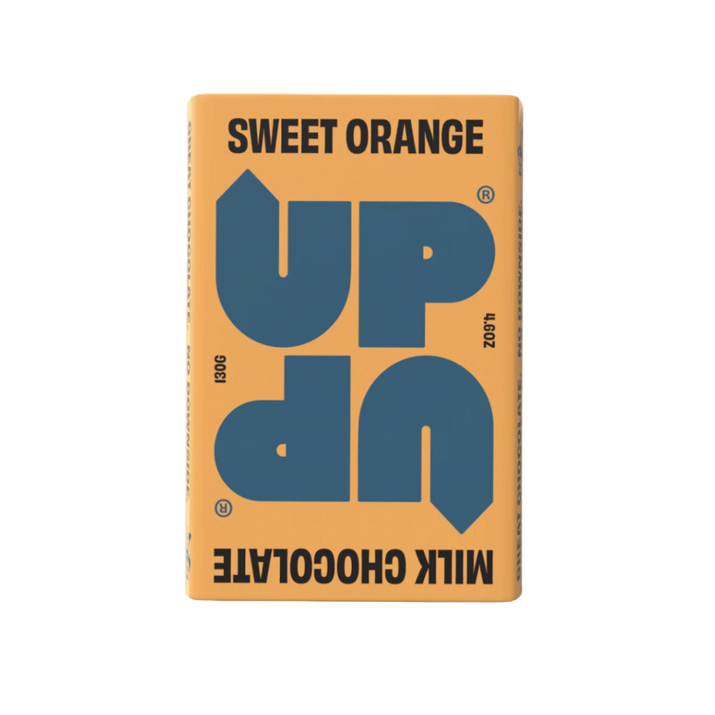 UP UP CHOCOLATE SWEET ORANGE MILK CHOCOLATE BAR