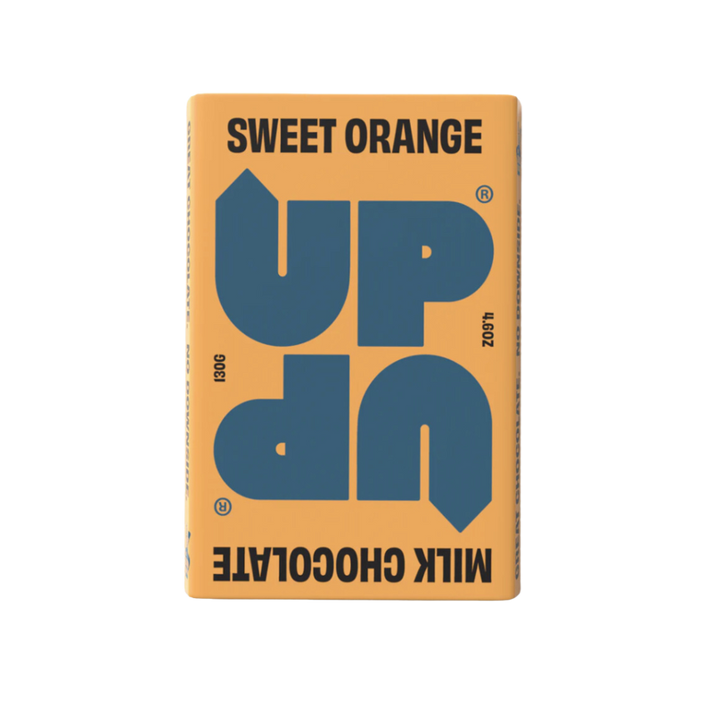 UP UP CHOCOLATE SWEET ORANGE MILK CHOCOLATE BAR