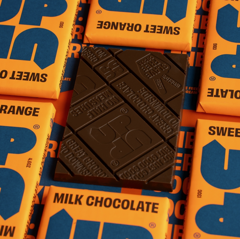 UP UP CHOCOLATE MILK SWEET ORANGE CRAFT CHOCOLATE