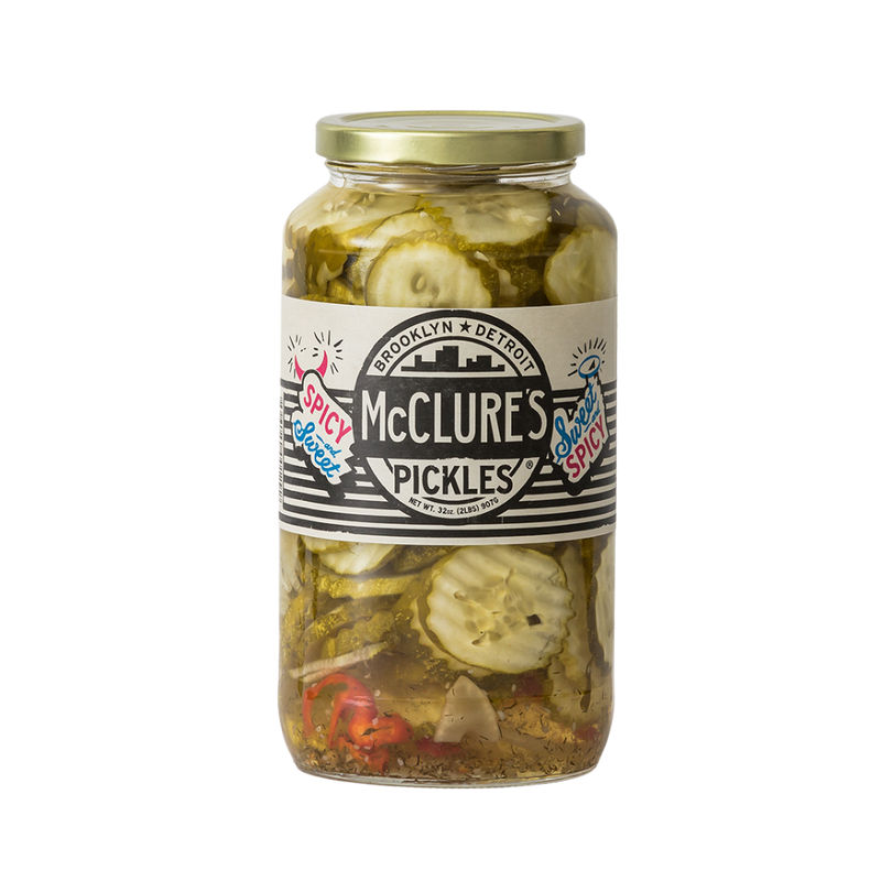 McClure's Sweet & Spicy Crinkle Cut Pickles 907g